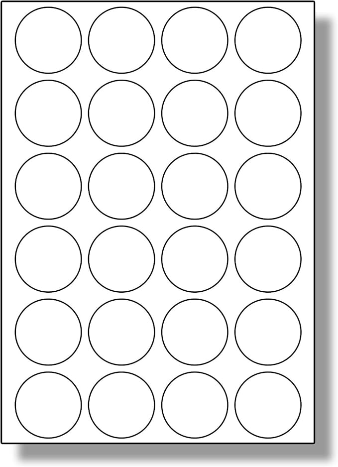 Circular Stickers - Sticker Sheet - 3.8cm x 3.8cm