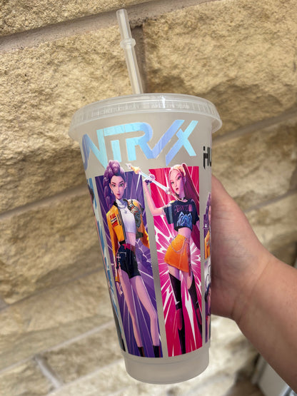 K-Pop Demon Hunters (2) - 24oz Cold Tumbler